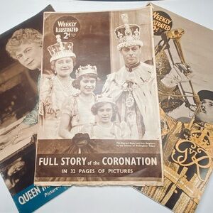 Coronation of King George VI & Queen Elizabeth-Weekly Illustrated - May 1937